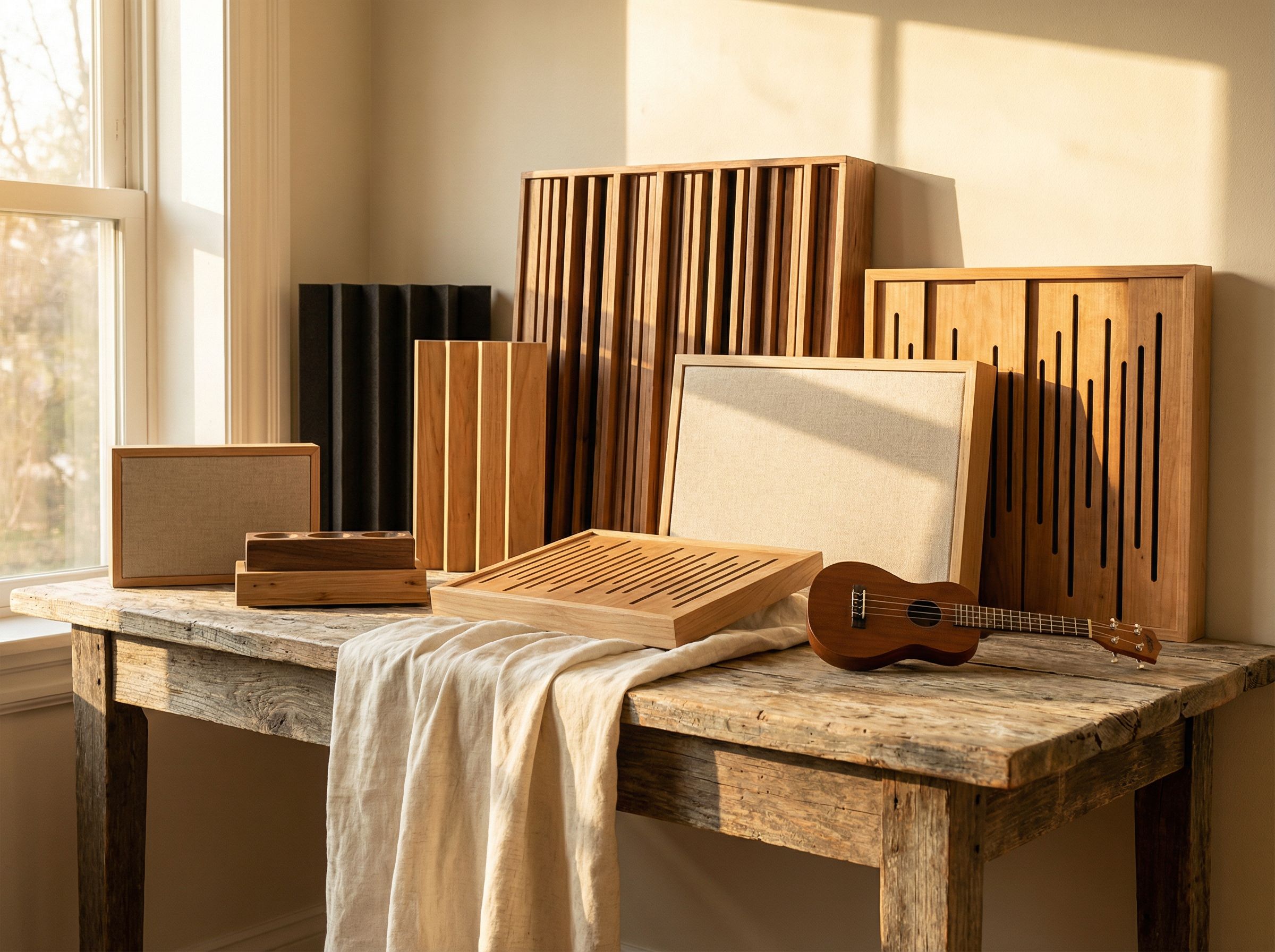 gallery-03 A young woman with short, brunette hair smiling in a sunlit park, capturing the essence of summer and joy.